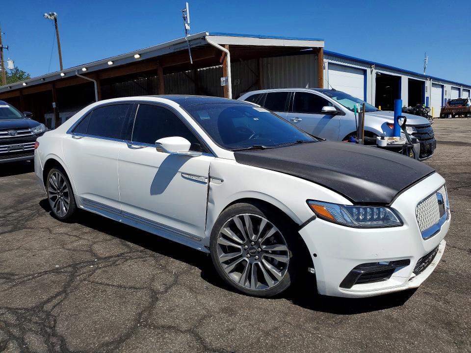 2020 Lincoln Continental VIN 1LN6L9NC7L5607279 COPART salvage auction — FRONT END, Co - Public - Salvage Title, sold $2,700 on 2026-07-28 (photo 4)