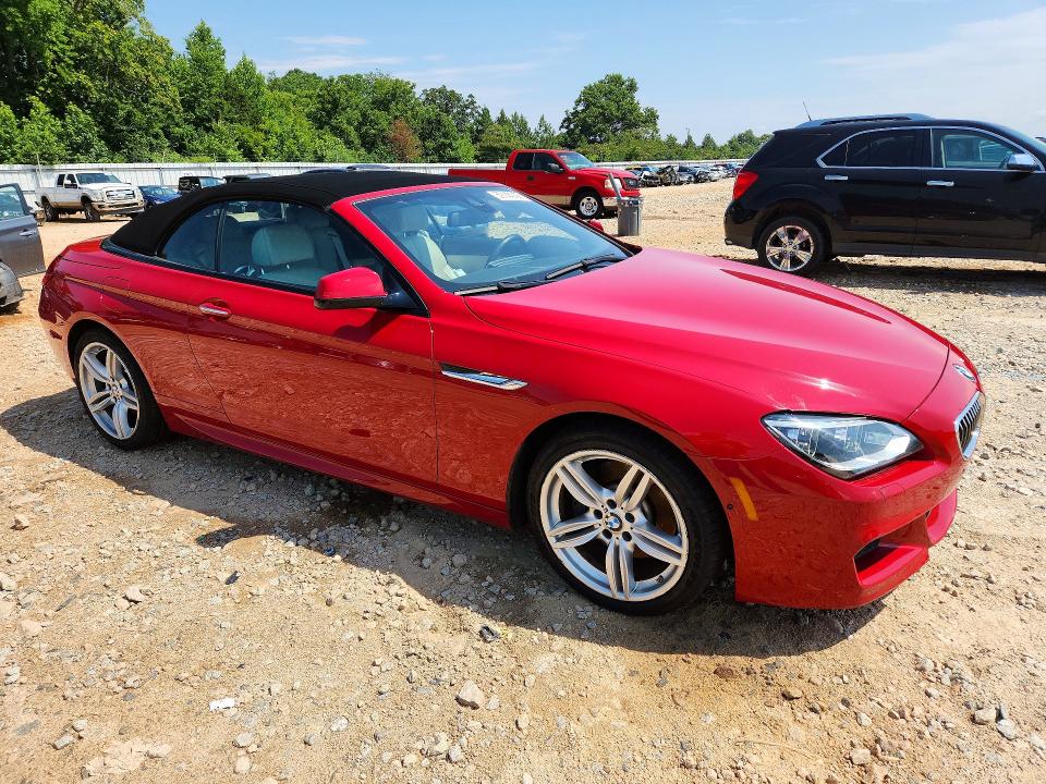2015 BMW 6 series VIN WBAYP5C58FD873125 COPART salvage auction — SIDE, NC - SALVAGE CERTIFICATE OF TITLE, sold $2,150 on 2026-07-27 (photo 4)