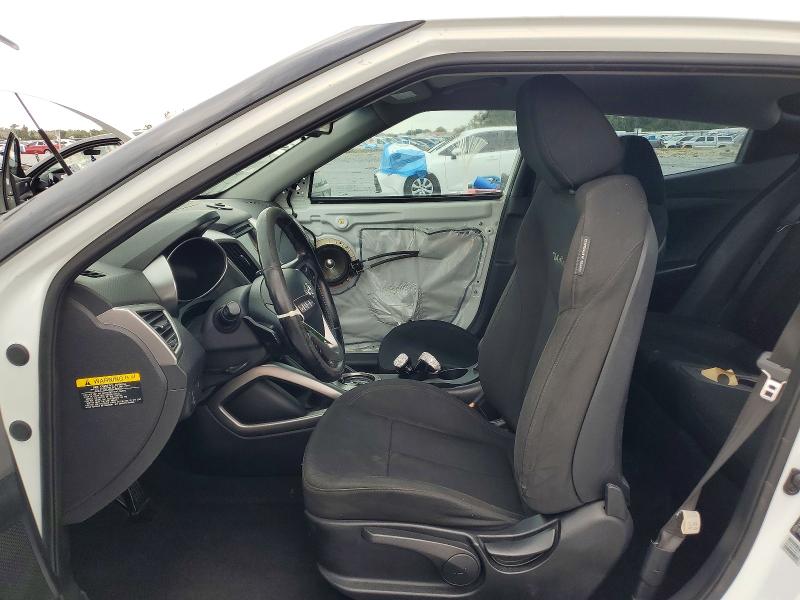2013 Hyundai Veloster VIN KMHTC6AD4DU160966 COPART salvage auction — FRONT END, Fl - Cert Of Title Slvg Rebuildable, sold $1,150 on 2026-07-31 (photo 7)