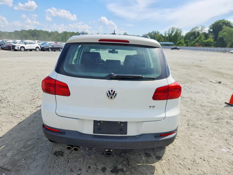 2016 Volkswagen Tiguan VIN WVGAV7AX0GW541420 COPART salvage auction — MECHANICAL, SC - CERTIFICATE OF TITLE, sold $1,400 on 2026-07-27 (photo 6)