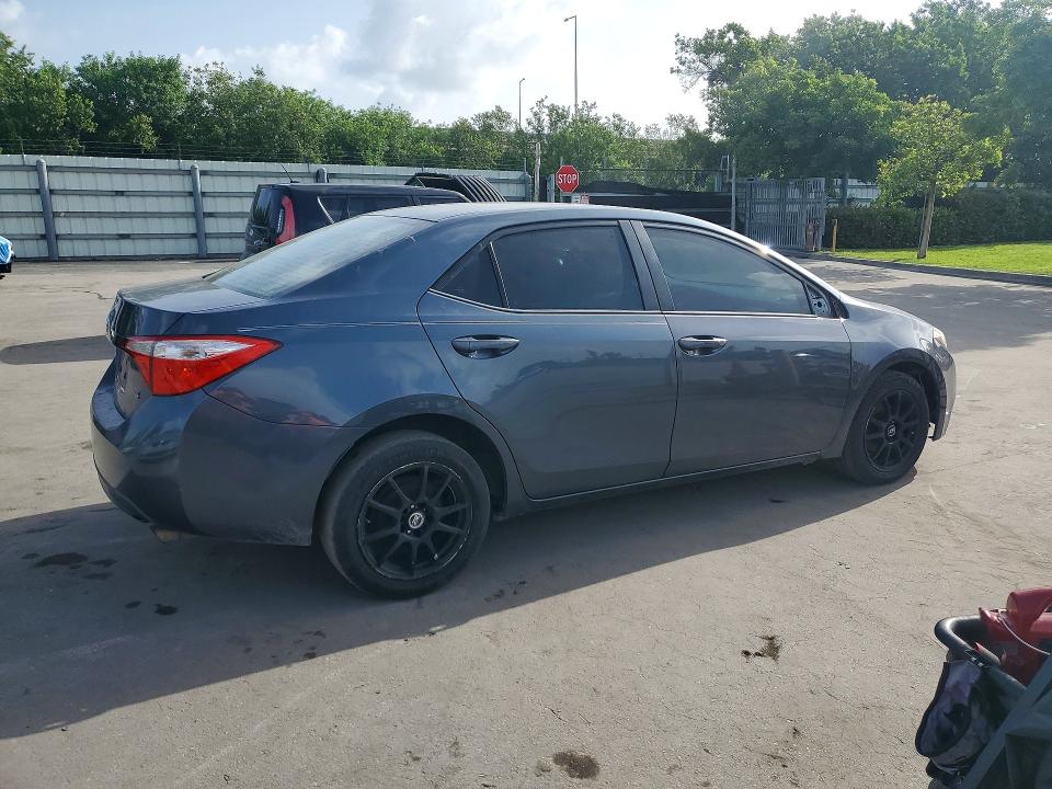 2015 Toyota Corolla VIN 2T1BURHE9FC280856 COPART salvage auction — UNDERCARRIAGE, FL - CERTIFICATE OF TITLE, sold $2,450 on 2026-07-22 (photo 3)