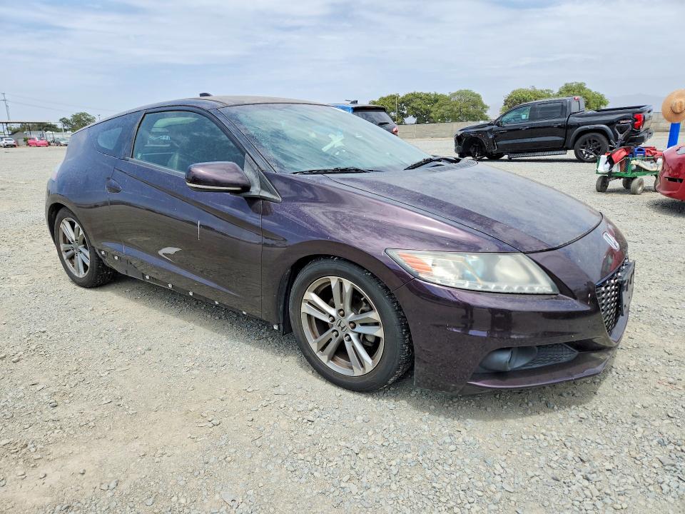 2013 Honda Cr-z VIN JHMZF1D67DS002606 COPART salvage auction — SIDE, Ca - Dis/Dlr/Exp Only Clean Title, sold $650 on 2026-07-24 (photo 4)