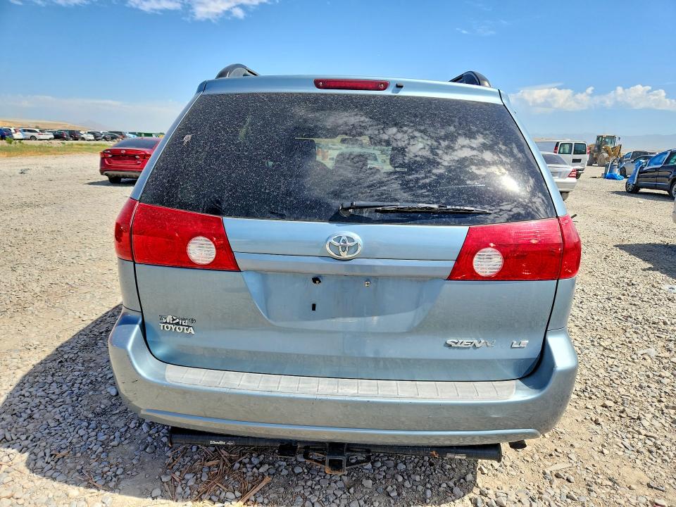 2007 Toyota Sienna VIN 5TDZK23C67S015466 COPART salvage auction — MINOR DENT/SCRATCHES, Ut - Certificate Of Title, sold $350 on 2026-07-28 (photo 6)
