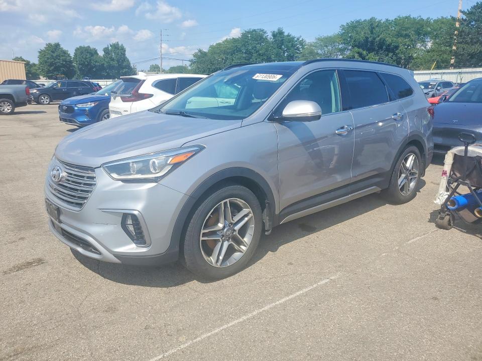 2017 Hyundai Santa fe VIN KM8SRDHFXHU248464 COPART salvage auction — MECHANICAL, OH - CERTIFICATE OF TITLE, sold $1,950 on 2026-07-24 (photo 1)