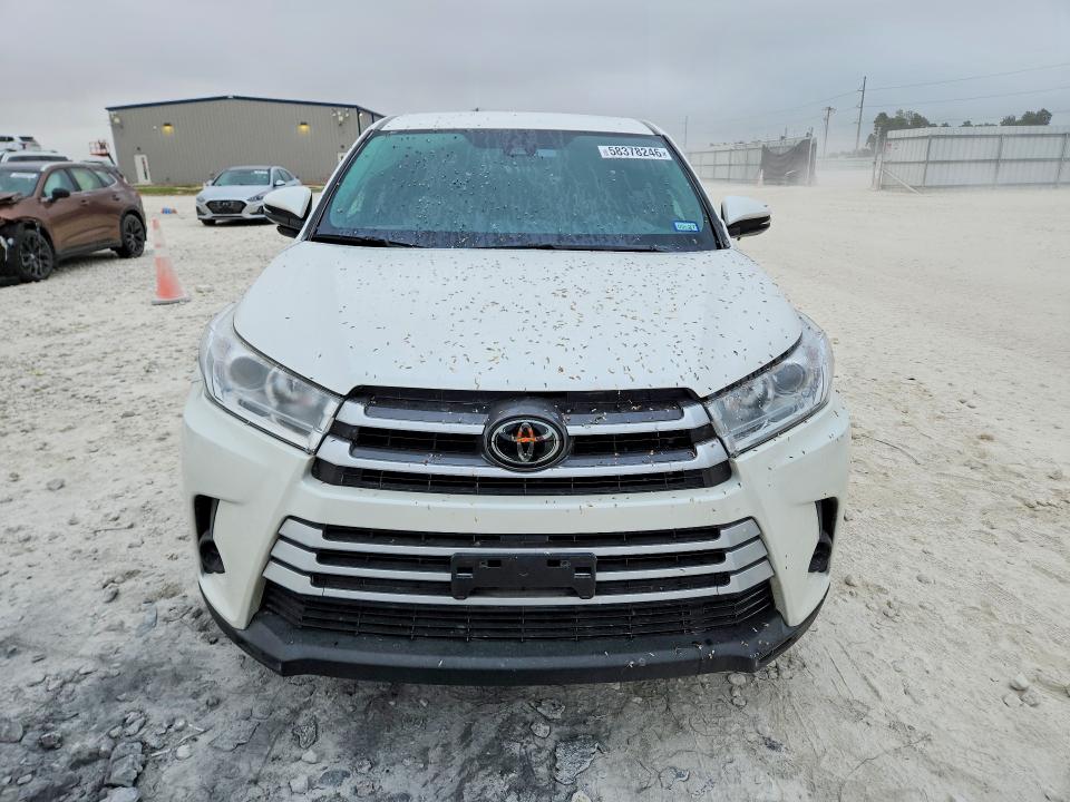 2018 Toyota Highlander VIN 5TDZZRFH6JS266720 COPART salvage auction — SIDE, TX - SALVAGE VEHICLE TITLE, sold $7,100 on 2026-07-23 (photo 5)