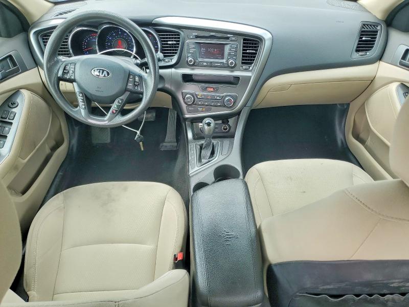 2013 Kia Optima VIN 5XXGM4A75DG237674 COPART salvage auction — FRONT END, Salvage Title, sold $550 on 2026-07-15 (photo 8)