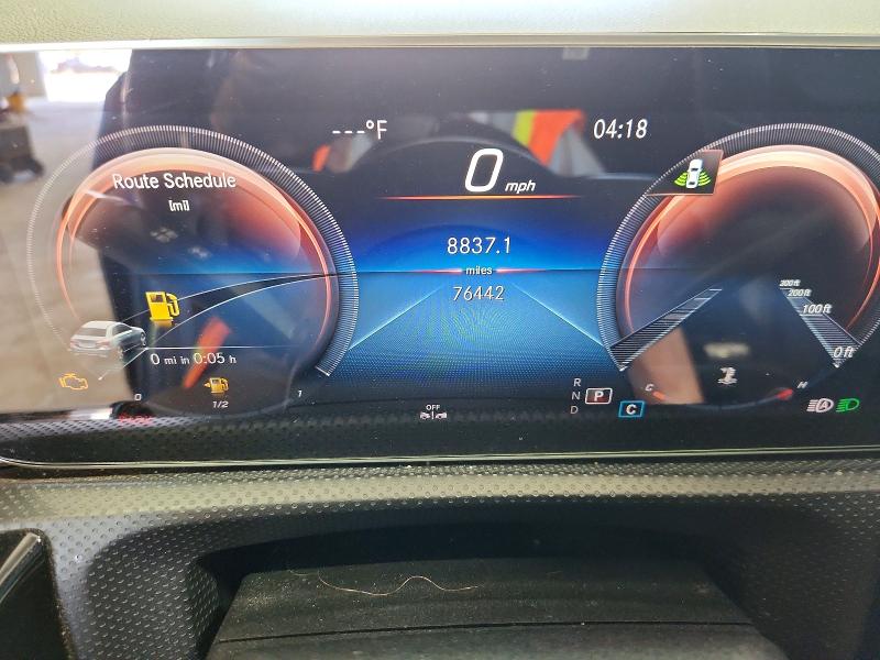 2020 Mercedes-benz A-klasse VIN W1K3G4FB3LJ231083 COPART salvage auction — FRONT END, Va - Cert Of Title - Salvage, sold $9,600 on 2026-08-14 (photo 9)