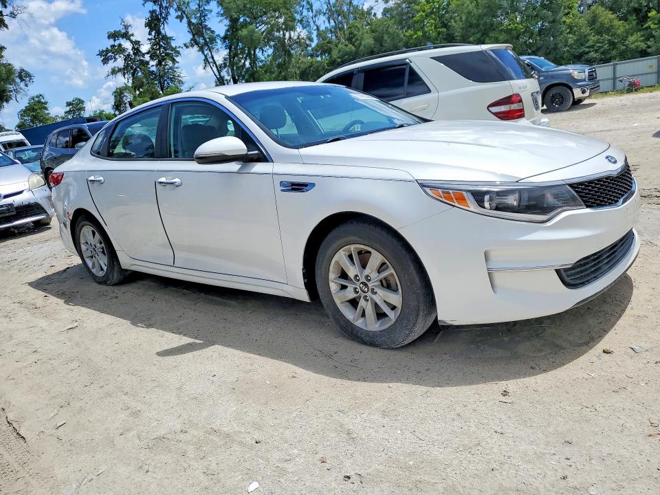 2016 Kia Optima VIN KNAGT4L38G5091614 COPART salvage auction — REAR END, Fl - Certificate Of Title, sold $525 on 2026-07-28 (photo 4)
