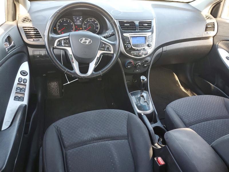 2012 Hyundai Accent VIN KMHCU5AE5CU004613 COPART salvage auction — MINOR DENT/SCRATCHES, Ca - Dis/Dlr/Exp App For Dup Salvag, sold $650 on 2026-07-31 (photo 8)