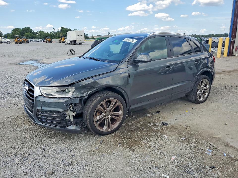 2018 Audi VIN WA1ECCFS9JR018222 COPART salvage auction — FRONT END, Fl - Cert Of Title Slvg Rebuildable, sold $375 on 2026-07-28 (photo 1)