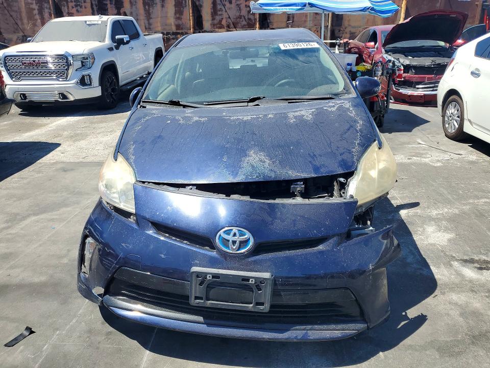 2012 Toyota Prius VIN JTDKN3DU6C1582452 COPART salvage auction — FRONT END, Ca - Salvage Certificate, sold $200 on 2026-07-24 (photo 5)