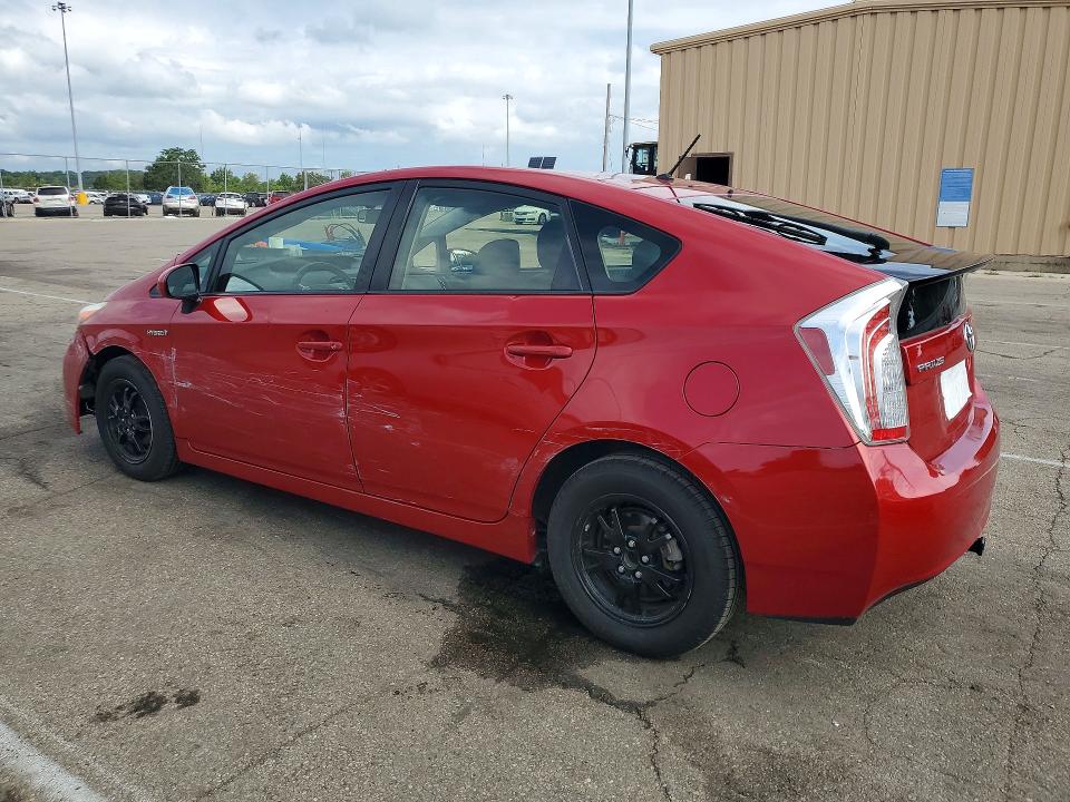 2014 Toyota Prius VIN JTDKN3DU8E0361282 COPART salvage auction — SIDE, Salvage Title, sold $100 on 2026-07-22 (photo 2)