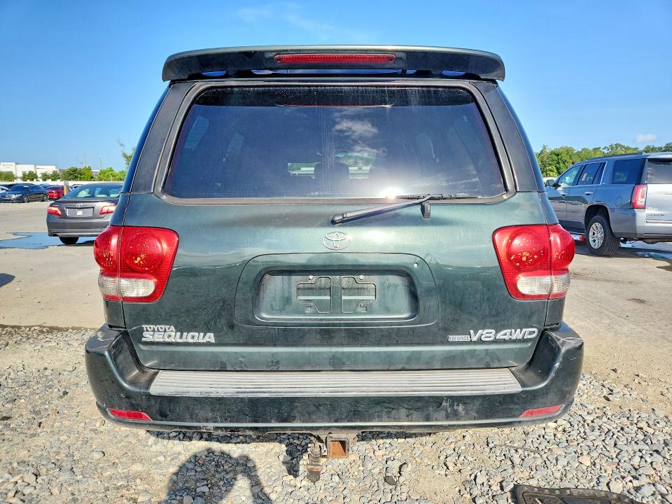 2006 Toyota Sequoia VIN 5TDBT48AX6S261632 COPART salvage auction — MINOR DENT/SCRATCHES, Fl - Certificate Of Title, sold $15 on 2026-07-29 (photo 6)