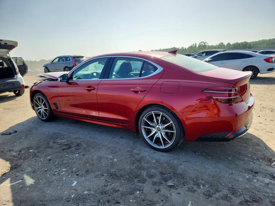 2022 Genesis G70 VIN KMTG34TAXNU103526 COPART salvage auction — FRONT END, Va - Cert Of Title - Salvage, sold $6,400 on 2026-07-29 (photo 2)