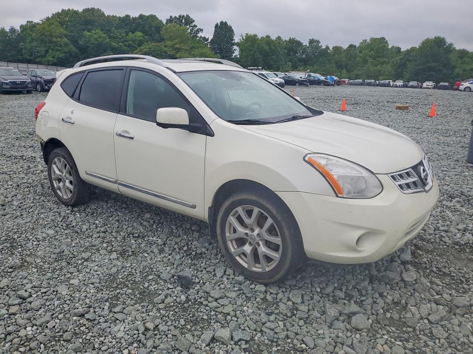 2013 Nissan Rogue sport VIN JN8AS5MV1DW621837 COPART salvage auction — REAR END, NC - DEALER ONLY SALVAGE TITLE, sold $200 on 2026-07-15 (photo 4)