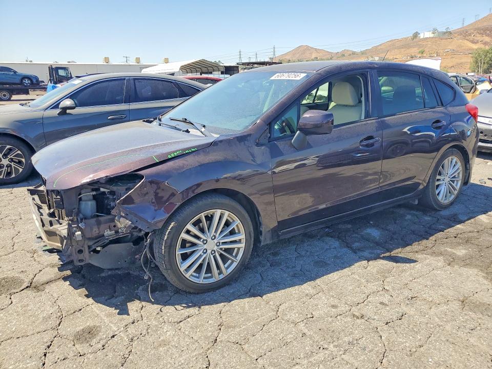2013 Subaru Impreza VIN JF1GPAD64D2867089 COPART salvage auction — FRONT END, Ca - Salvage Certificate, sold $150 on 2026-07-23 (photo 1)