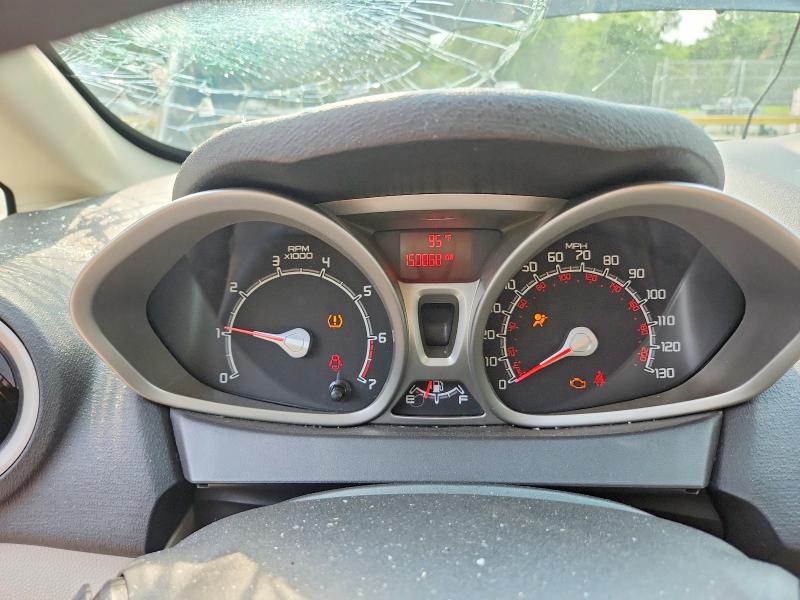 2012 Ford Fiesta VIN 3FADP4EJ7CM186665 COPART salvage auction — FRONT END, Md - Cert Of Salvage > 75% Damage, sold $200 on 2026-07-31 (photo 9)