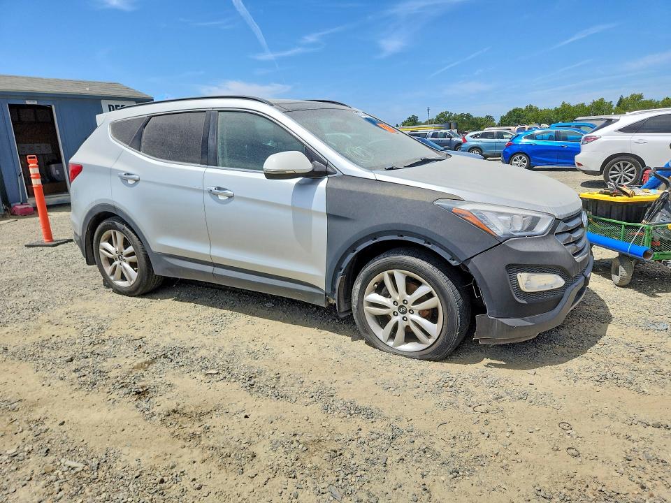2016 Hyundai Santa fe VIN 5XYZW4LA9GG346344 COPART salvage auction — FRONT END, Ca - Dis/Dlr/Exp Only Clean Title (P), sold $1,700 on 2026-07-28 (photo 4)
