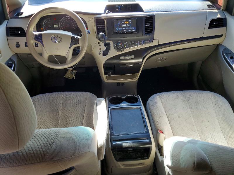 2014 Toyota Sienna VIN 5TDJK3DC9ES089219 COPART salvage auction — SIDE, Co - Rebuilt Salvage - Dealer Only, sold $600 on 2026-07-21 (photo 8)