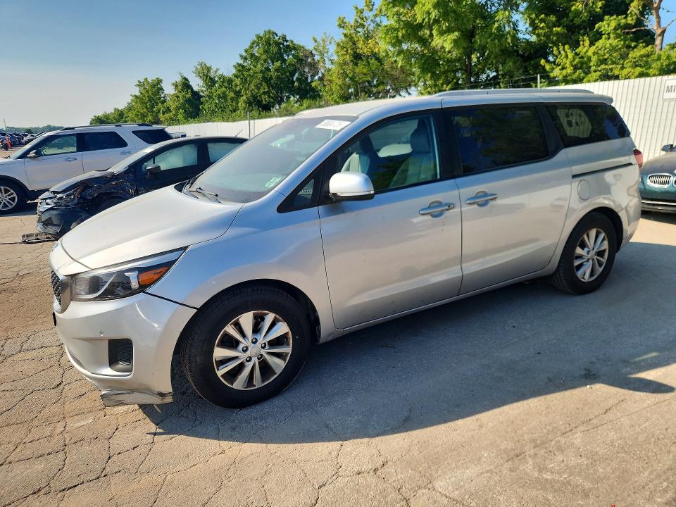 2017 Kia SEDONA VIN KNDMB5C15H6265955 COPART salvage auction — SIDE, MO - CERTIFICATE OF TITLE, sold $850 on 2026-07-17 (photo 1)