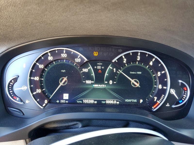 2018 BMW X3 VIN 5UXTS3C58J0Y95611 COPART salvage auction — FRONT END, Ca - Salvage Certificate, sold $9,200 on 2026-09-03 (photo 9)