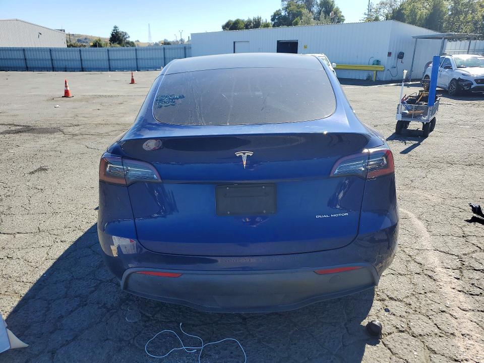 2020 Tesla Model y VIN 5YJYGDEE8LF033957 COPART salvage auction — FRONT END, Salvage Title, sold $15 on 2026-07-24 (photo 6)
