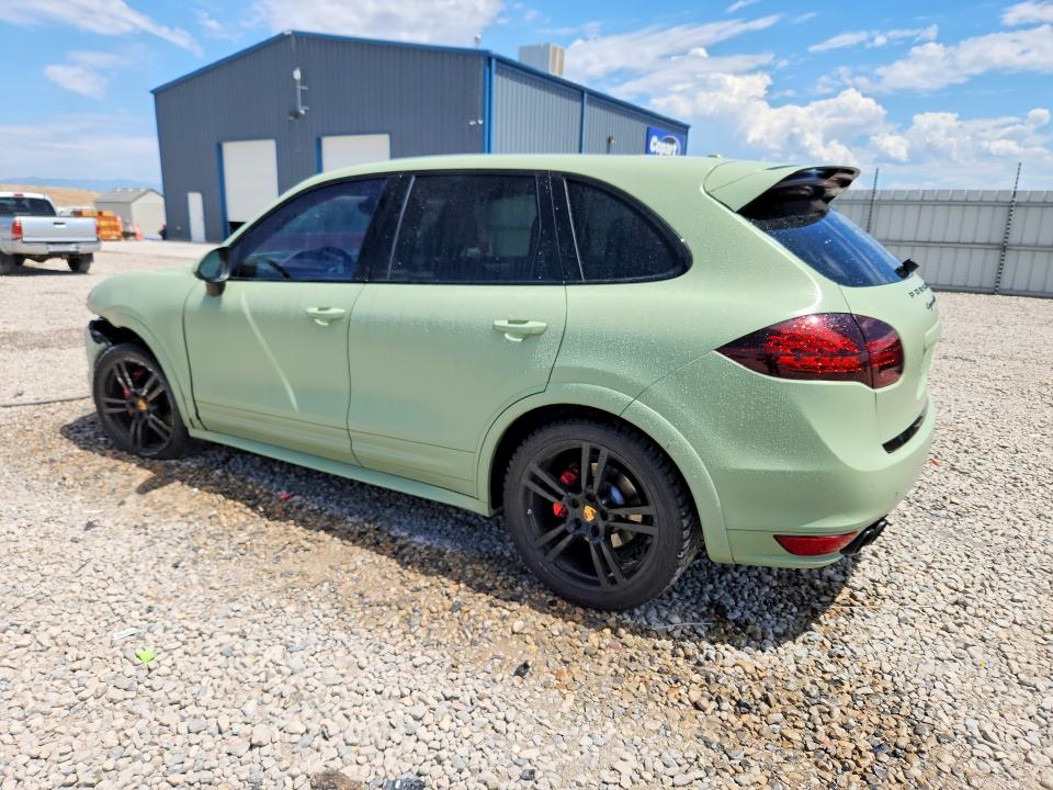 2014 Porsche Cayenne VIN WP1AD2A27ELA78087 COPART salvage auction — FRONT END, Ut - Salvage Certificate, sold $5,200 on 2026-08-28 (photo 2)