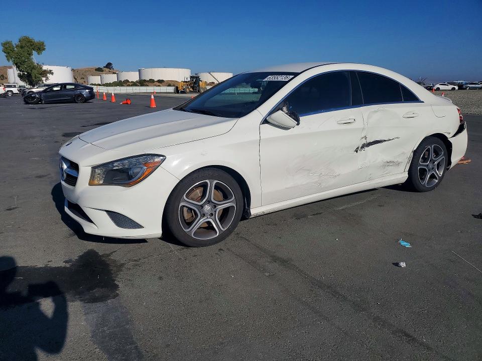 2014 Mercedes-benz Cla-klasse VIN WDDSJ4EB7EN148945 COPART salvage auction — SIDE, Ca - Salvage Certificate, sold $2,750 on 2026-08-10 (photo 1)
