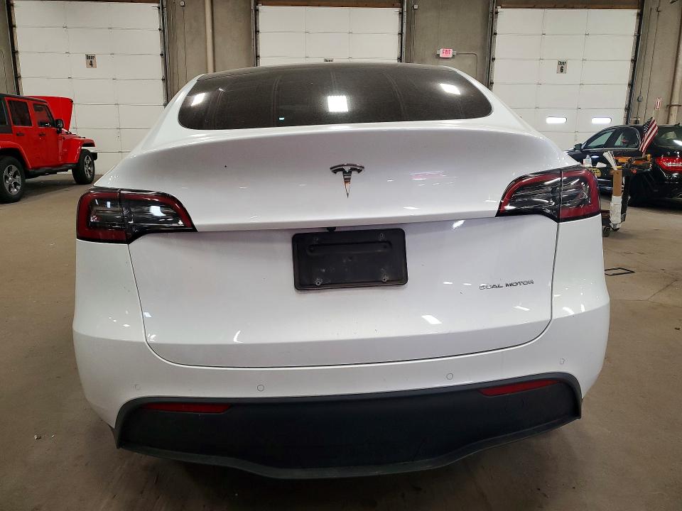 2022 Tesla Model y VIN 7SAYGAEE0NF516511 COPART salvage auction — FRONT END, Mn - Cert Of Title-Salvage, sold $2,250 on 2026-07-28 (photo 6)