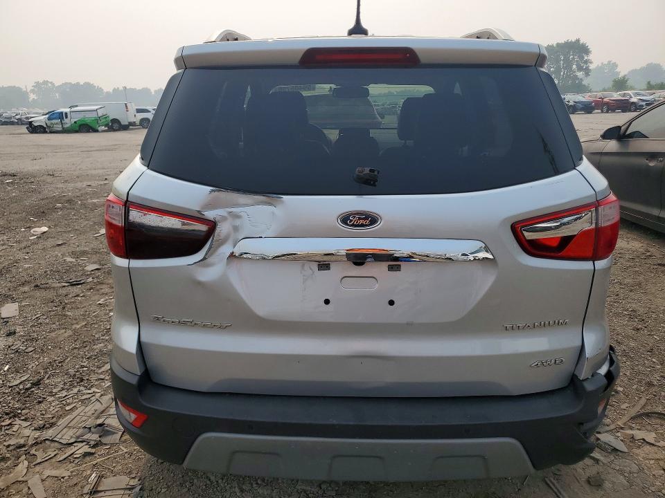 2020 Ford Ecosport VIN MAJ6S3KL0LC352825 COPART salvage auction — MINOR DENT/SCRATCHES, IL - CERTIFICATE OF TITLE, sold $1,400 on 2026-07-27 (photo 6)