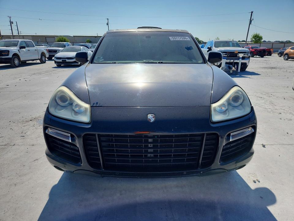 2009 Porsche Cayenne VIN WP1AD29P09LA62206 COPART salvage auction — REAR END, Tx - Salvage Vehicle Title, sold $4,500 on 2026-08-07 (photo 5)
