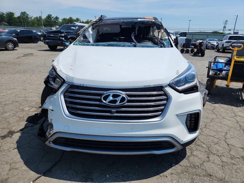 2017 Hyundai Santa fe VIN KM8SRDHF2HU167216 COPART salvage auction — FRONT END, Pa - Certificate Of Salvage, sold $175 on 2026-07-24 (photo 5)