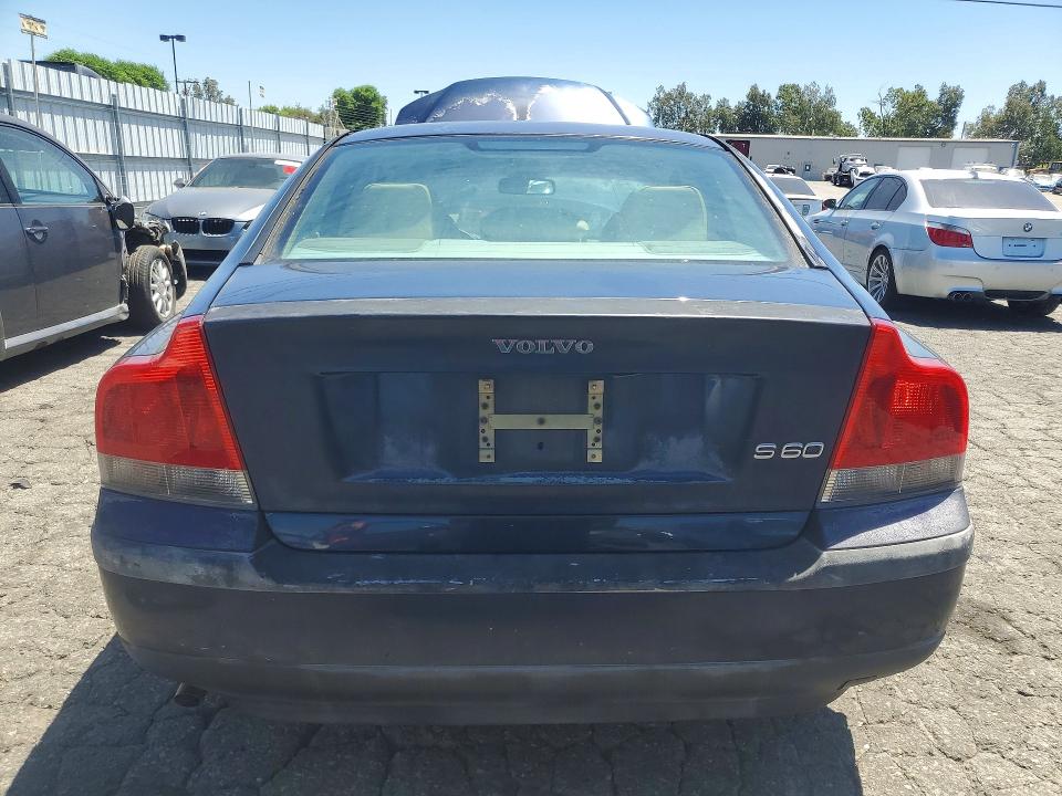 2003 Volvo S60 VIN YV1RS64A132264385 COPART salvage auction — MINOR DENT/SCRATCHES, Ca - Dis/Dlr/Exp Only Clean Title, sold $250 on 2026-07-13 (photo 6)