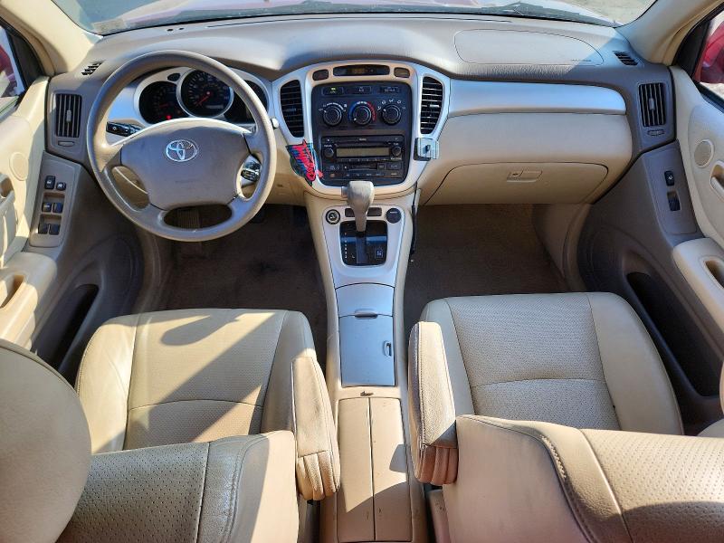 2005 Toyota Highlander VIN JTEEP21A650068164 COPART salvage auction — FRONT END, VA - CERT OF TITLE - SALVAGE, sold $850 on 2026-07-22 (photo 8)