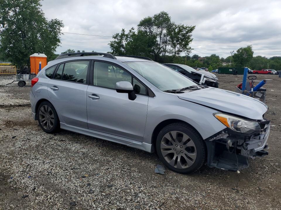 2014 Subaru Impreza VIN JF1GPAR64E8301327 COPART salvage auction — FRONT END, Md - Cert Of Salvage > 75% Damage, sold $525 on 2026-07-23 (photo 4)
