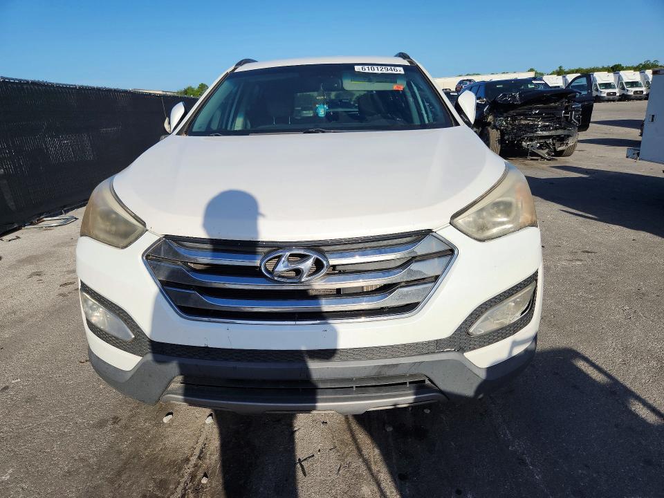 2014 Hyundai Santa fe VIN 5XYZU3LA1EG184268 COPART salvage auction — REAR END, Fl - Certificate Of Title (P), sold $1,150 on 2026-07-23 (photo 5)