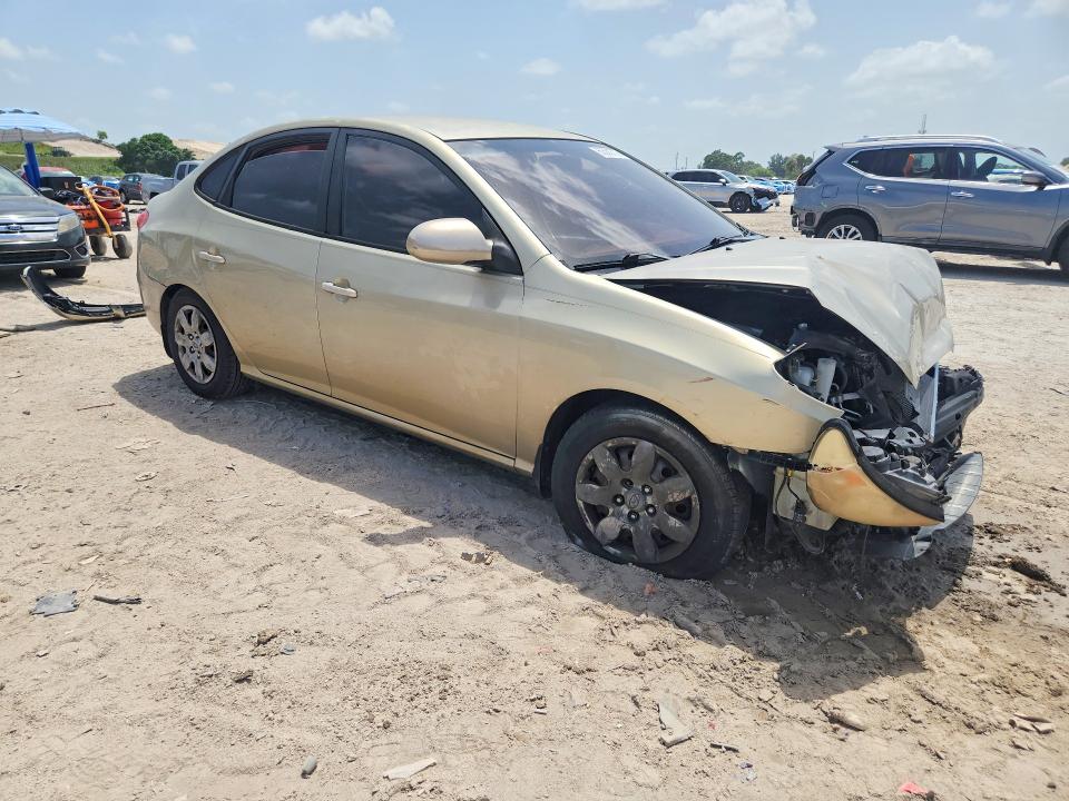 2007 Hyundai Elantra VIN KMHDU46D17U237604 COPART salvage auction — FRONT END, Fl - Cert Of Title Slvg Rebuildable, sold $10 on 2026-07-28 (photo 4)