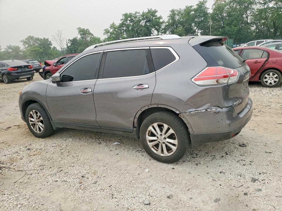 2016 Nissan Rogue VIN KNMAT2MV5GP735426 COPART salvage auction — MECHANICAL, Salvage Title, sold $100 on 2026-07-23 (photo 2)