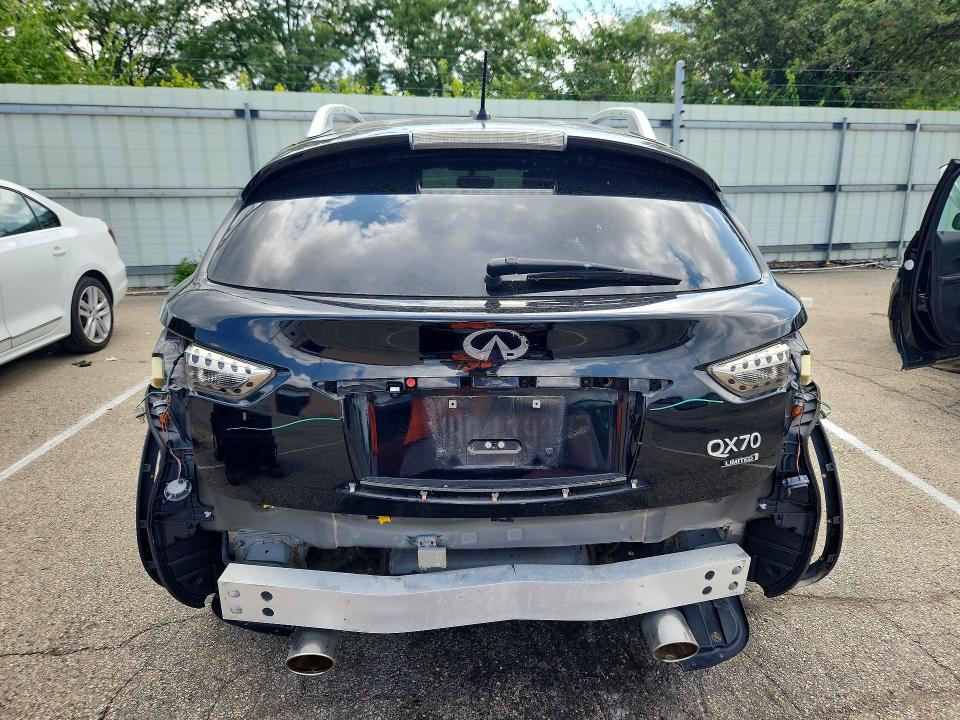 2017 Infiniti VIN JN8CS1MW8HM412042 COPART salvage auction — REAR END, Oh - Cert Of Title-Salvage, sold $2,050 on 2026-07-29 (photo 6)