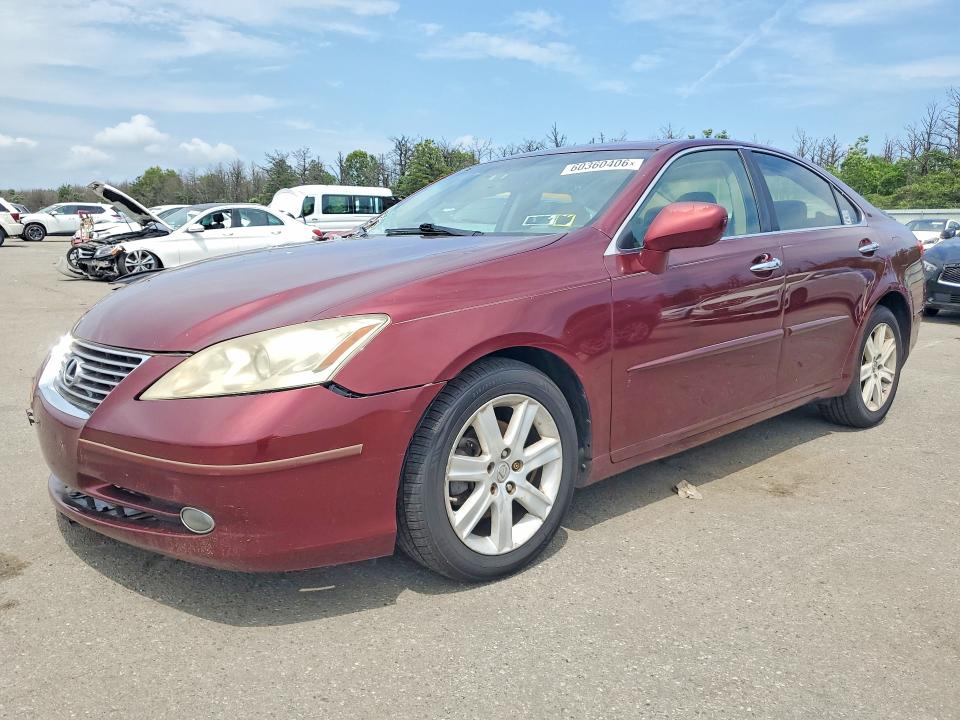 2007 Lexus Es 350 VIN JTHBJ46G672134400 COPART salvage auction — FRONT END, NY - MV-907A SALVAGE CERTIFICATE, sold $1,150 on 2026-07-20 (photo 1)