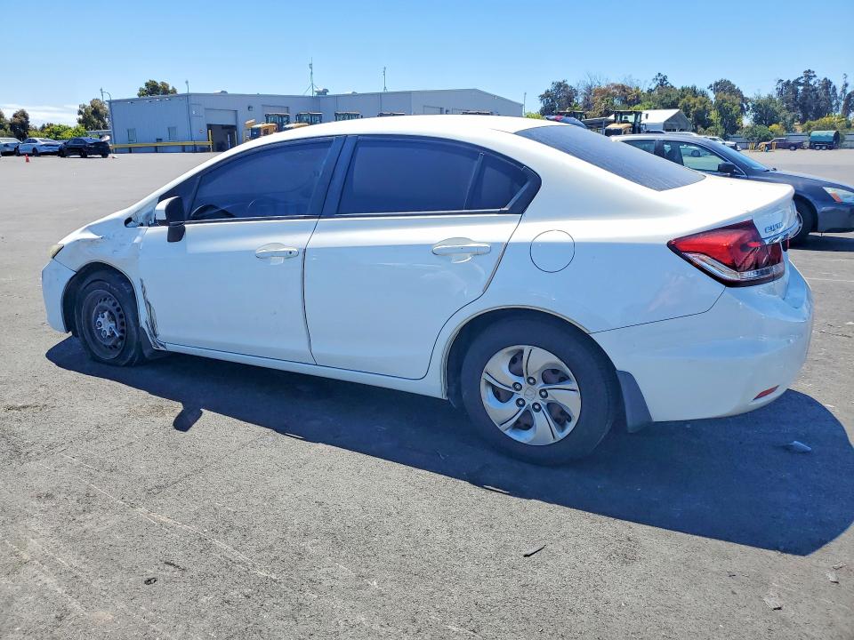 2014 Honda Civic VIN 19XFB2F51EE238487 COPART salvage auction — FRONT END, Ca - Salvage Certificate, sold $1,950 on 2026-07-29 (photo 2)