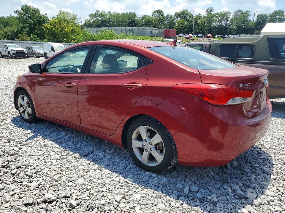 2011 Hyundai Elantra VIN KMHDH4AE7BU103578 COPART salvage auction — MECHANICAL, KY - CERTIFICATE OF TITLE, sold $600 on 2026-07-31 (photo 2)