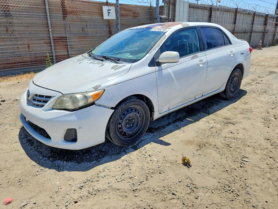 2013 Toyota Corolla VIN 5YFBU4EE9DP116978 COPART salvage auction — FRONT END, Ca - Dis/Dlr/Exp Only Clean Title, sold $1,050 on 2026-07-27 (photo 1)