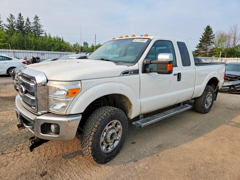 2012 Ford F-350 super duty VIN 1FT8X3B60CEA30768 COPART salvage auction — SIDE, ON - PERMIT NO BRAND - UNFIT, sold $2,750 on 2026-07-28 (photo 1)
