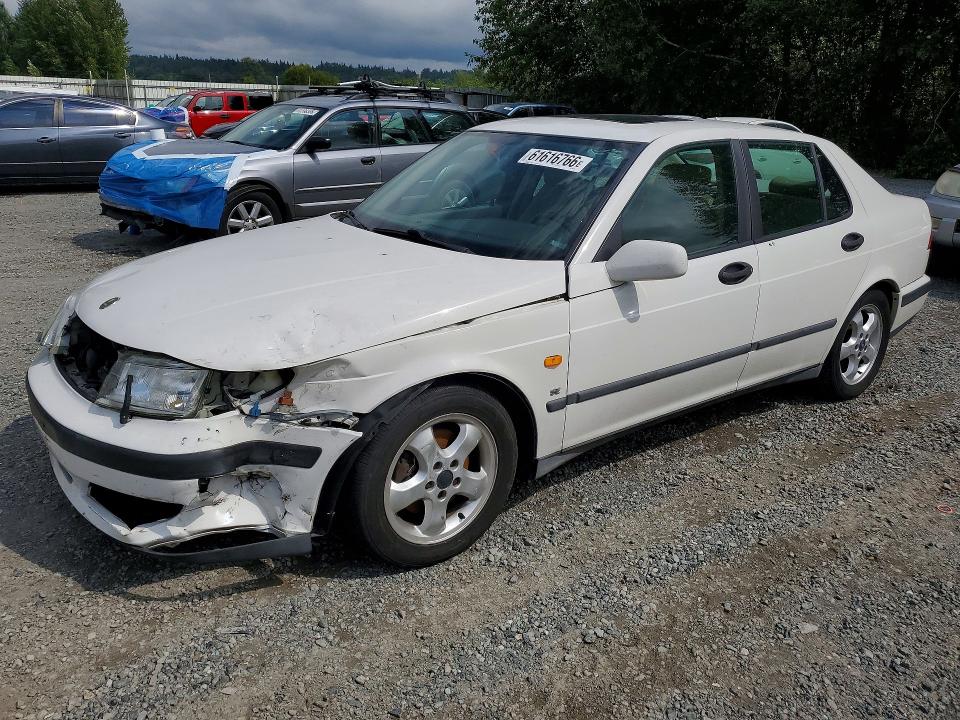 2000 Saab 9-5 VIN YS3EF48Z9Y3006686 COPART salvage auction — FRONT END, WA - BILL OF SALE, sold $250 on 2026-08-10 (photo 1)