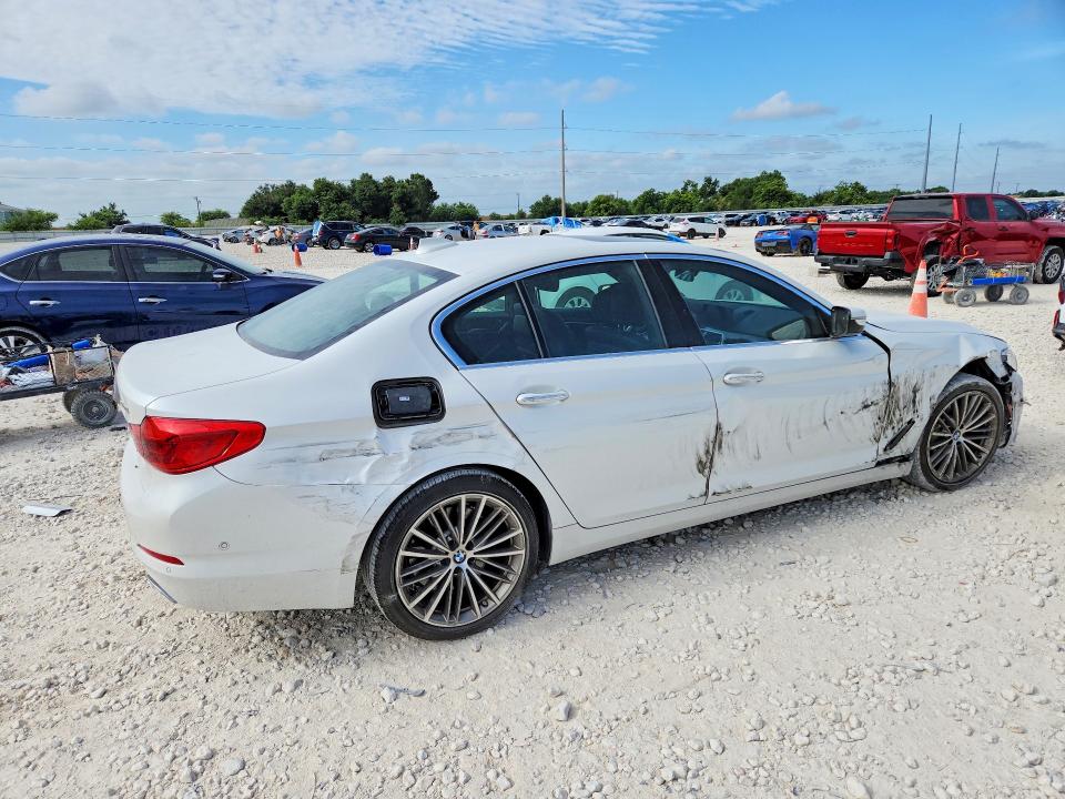 2017 BMW 5er VIN WBAJE5C39HG916684 COPART salvage auction — FRONT END, Tx - Salvage Vehicle Title, sold $11,000 on 2026-07-16 (photo 3)