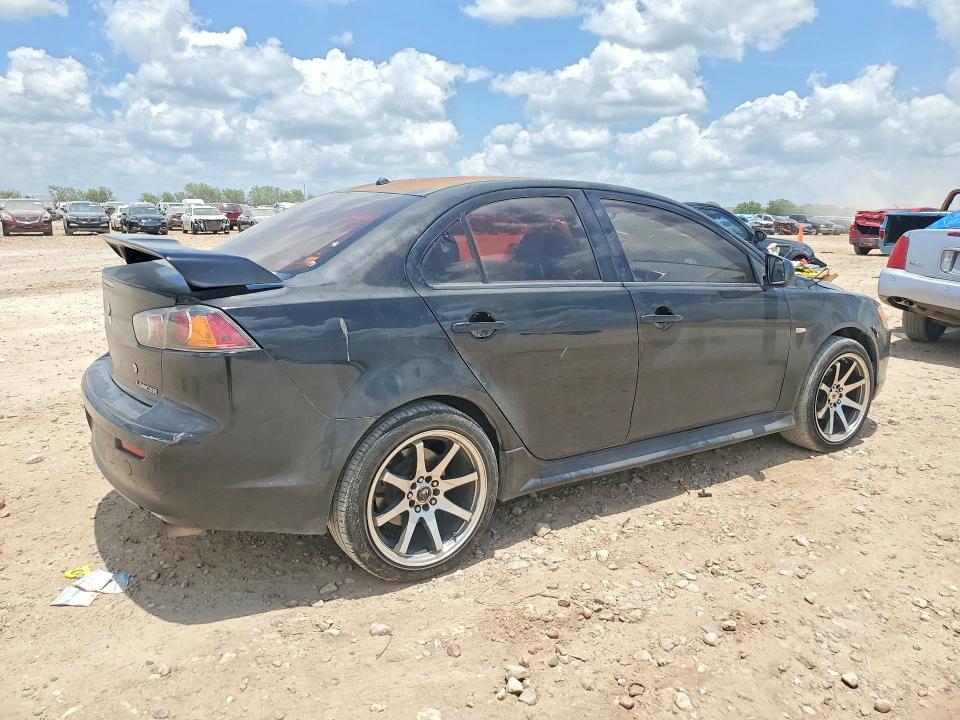 2011 Mitsubishi Lancer VIN JA32U8FW9BU013346 COPART salvage auction — FRONT END, Tx - Cert Of Title-Rebuilt Salvage, sold $825 on 2026-07-09 (photo 3)