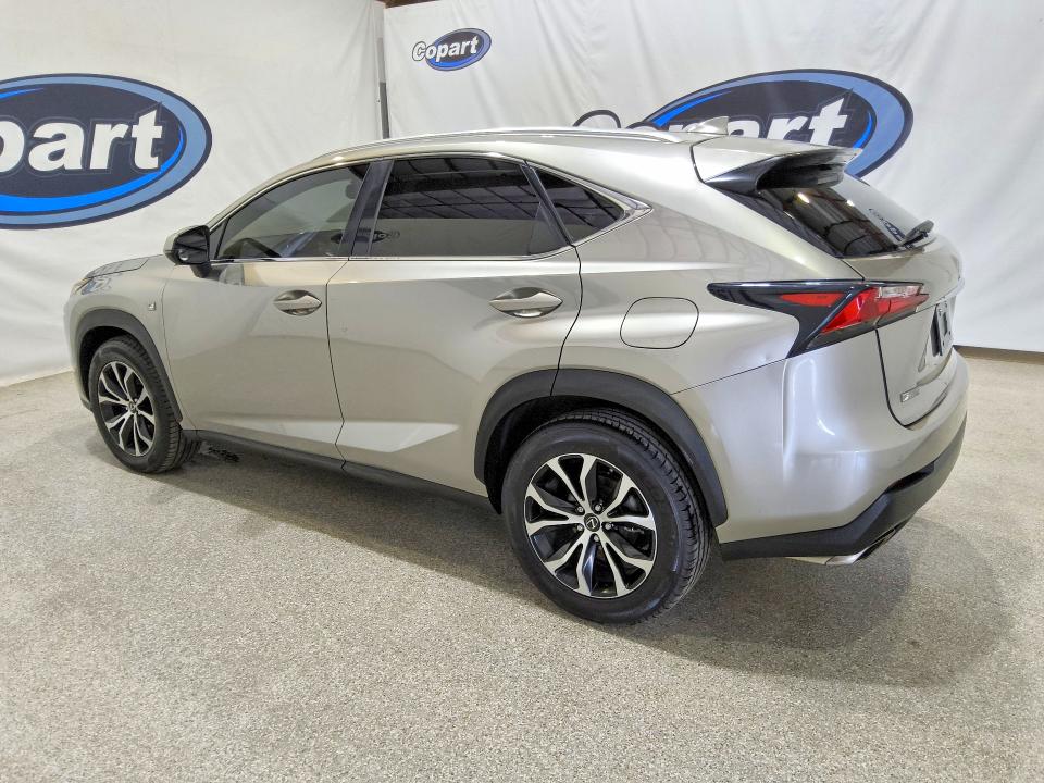 2017 Lexus Nx 200t VIN JTJYARBZ3H2050758 COPART salvage auction — NORMAL WEAR, CA - CERTIFICATE OF TITLE, sold $9,600 on 2026-08-25 (photo 2)