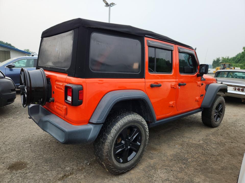 2020 Jeep Wrangler unlimited VIN 1C4HJXDG6LW285708 COPART salvage auction — MECHANICAL, MI - CERTIFICATE OF TITLE (P), sold $11,500 on 2026-07-30 (photo 3)