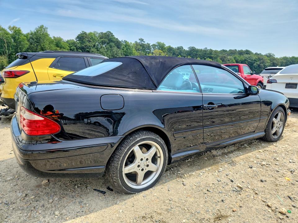 2003 Mercedes-benz Clk-klasse VIN WDBLK70G23T138377 COPART salvage auction — FRONT END, Md - Cert Of Salvage > 75% Damage, sold $525 on 2026-07-28 (photo 3)